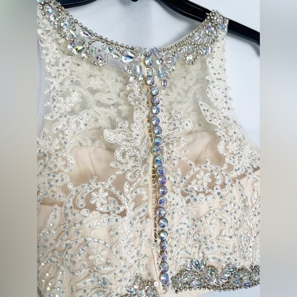 NWT Dancing Queen 2 Piece Bejeweled Gown - Picture 6 of 10